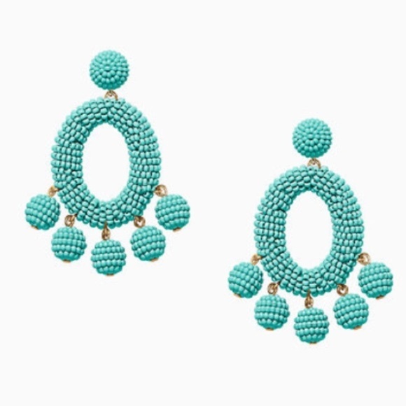 :: Stella & Dot Blue Cece Earrings - Picture 4 of 8